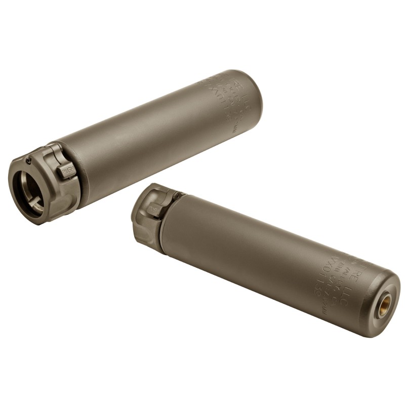 SureFire SOCOM762MINI SOCOM762MINI2  7.62mm 1.50 Diameter Flat Dark Earth AluminumStainless Steel