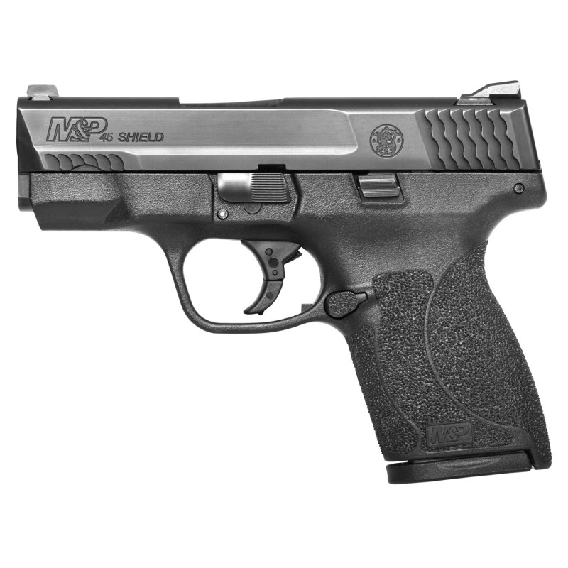 Smith  Wesson 11726 MP Shield M2.0 MicroCompact Frame 45 ACP 61 71 3.30 Black Armornite Stainless Steel Barrel Black Armornite S