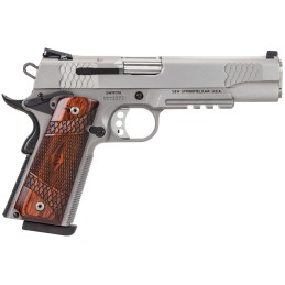 Smith  Wesson 108411 1911 ESeries 45 ACP  5 Barrel 81 Satin Stainless Steel Frame  Slide Laminate Wood E Series Grip Tactical Ac