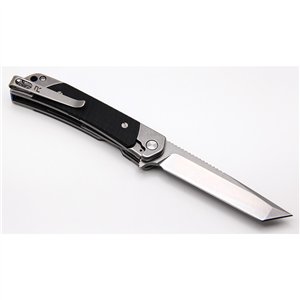 Duo Linerlock Tanto Black