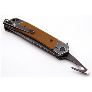 Duo Linerlock Tanto Brown