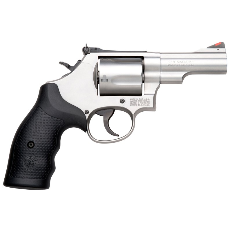 Smith  Wesson 10064 Model 69 Combat Magnum 44 Rem Mag Stainless Steel 2.75 Barrel 5rd Cylinder  LFrame Full Length Extractor Rod