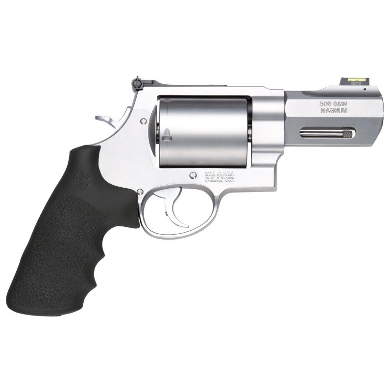 Smith  Wesson 11623 Model 500 Performance Center  500 SW Mag Stainless Steel 3.50 Barrel 5rd Unfluted Cylinder  X Frame Trigger 