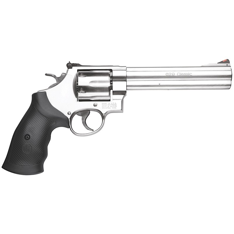 Smith  Wesson 163638 Model 629 Classic 44 Rem Mag or 44 SW Spl Stainless Steel 6.50 Barrel  6rd Cylinder Satin Stainless Steel N