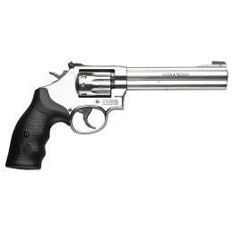 Smith  Wesson 160578 Model 617  22 LR Stainless Steel 6 Barrel  10rd Cylinder Satin Stainless Steel KFrame Black Polymer GripInt