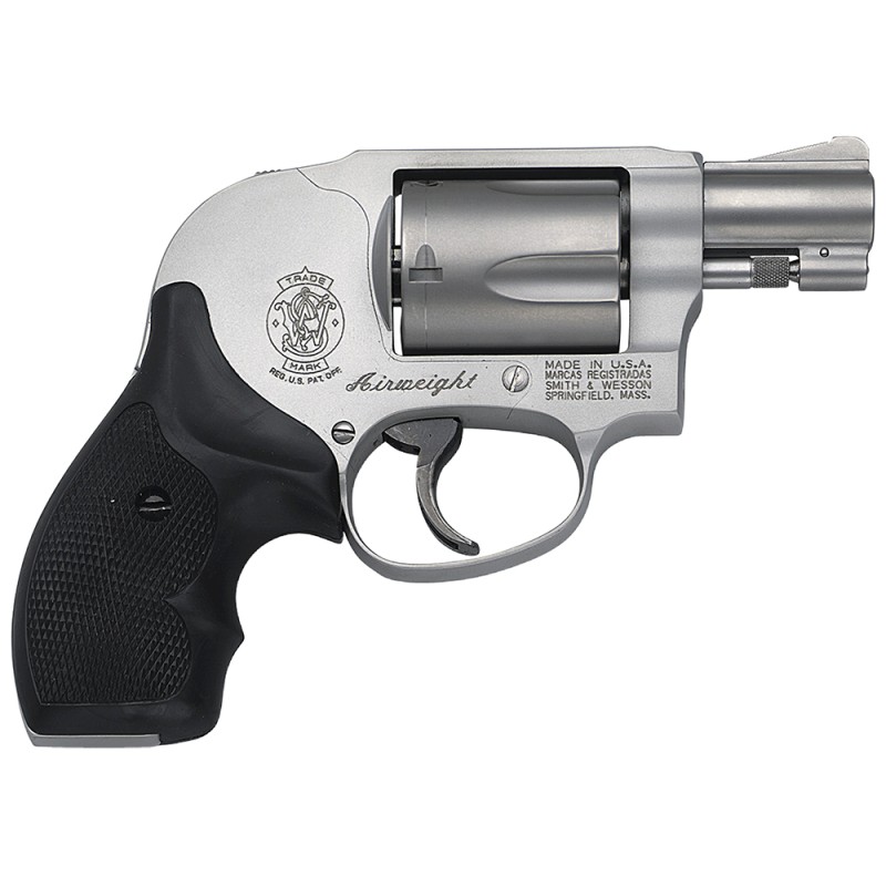 Smith  Wesson 163070 Model 638 Airweight 38 Special  P 5 Shot 1.88 Stainless Steel BarrelCylinder Matte Silver Aluminum Alloy JF