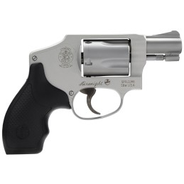 Smith  Wesson 163810 Model 642 Airweight 38 SW Spl P 5 Shot 1.88 Stainless Steel BarrelCylinder Matte Silver Aluminum Alloy JFra