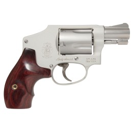 Smith  Wesson 163808 Model 642 Ladysmith 38 SW Spl P 5 Shot 1.88 Stainless Steel BarrelCylinder Matte Silver Aluminum Alloy JFra