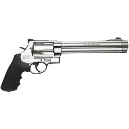 Smith  Wesson 163500 Model 500  500 SW Mag Stainless Steel 8.38 Barrel  5rd Cylinder Satin  Stainless Steel XFrame Fixed Compens