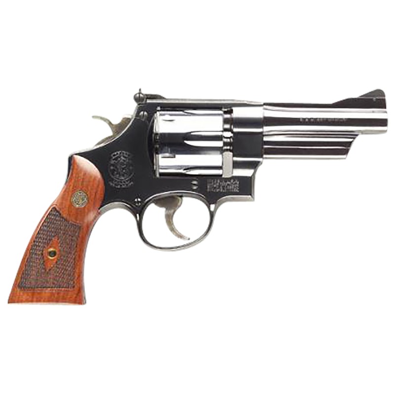 Smith  Wesson 150339 Model 27 Classic 357 Mag Or 38 SW Spl P Blued Carbon Steel 4 Barrel 6rd  Cylinder  NFrame Checkered Square 