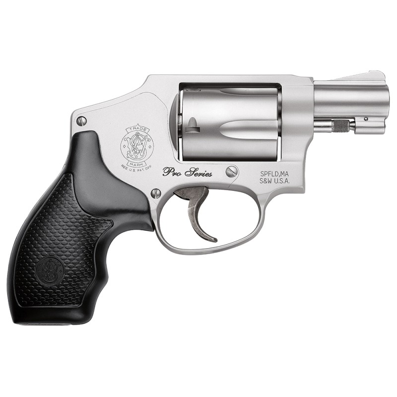 Smith  Wesson 178042 Performance Center Pro 642 38 SW Spl P 5rd 1.88 Stainless Matte Silver Aluminum Black Polymer Grip