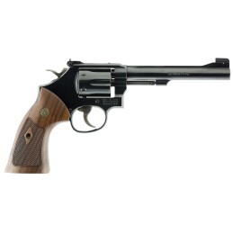 Smith  Wesson 150718 Model 48 Classic 22 WMR Blued Carbon Steel 6 Barrel 6rd Cylinder  KFrame  Wood Grip