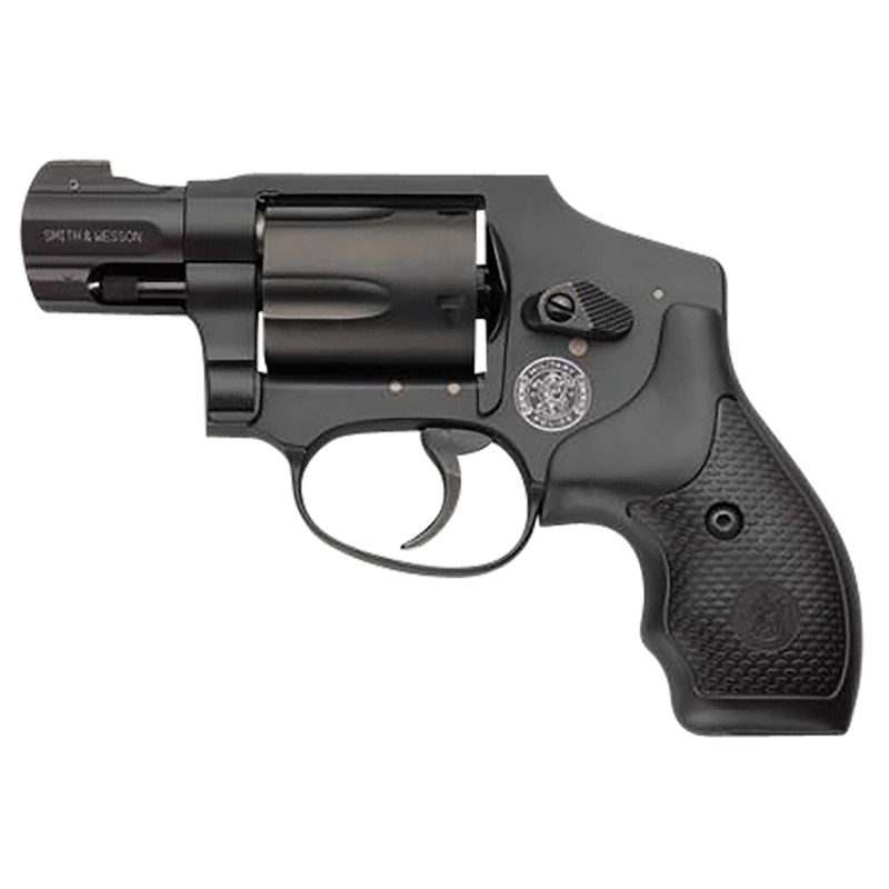 Smith  Wesson 103072 MP 340  357 Mag Or 38 SW Spl P 5 Shot  1.88 Black Barrel PVD Cylinder  Black Scandium Alloy JFrame XS Sight