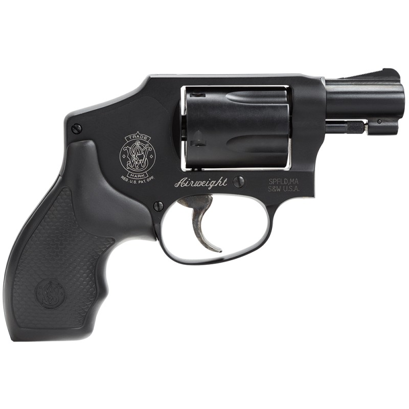 Smith  Wesson 150544 Model 442  38 SW Spl P 5 Shot 1.88 Stainless Steel Barrel Carbon Steel Cylinder Aluminum JFrame Black Metal