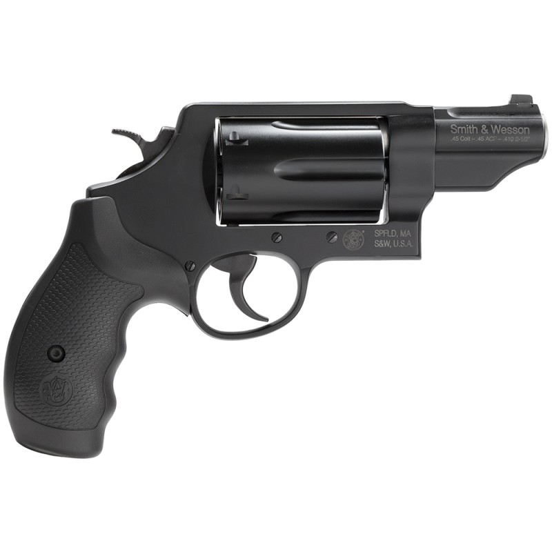 Smith  Wesson 162410 Governor MA Compliant 45 Colt LC Or 2.50 410 Gauge 2.75 Black Barrel 6rd  Black PVD Cylinder Black Scandium