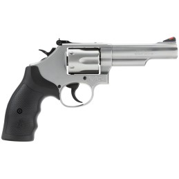 Smith  Wesson 162662 Model 66  357 Mag or 38 SW Spl P Stainless Steel 4.25 Barrel 6 Shot Matte Stainless Steel KFrame Red Ramp F