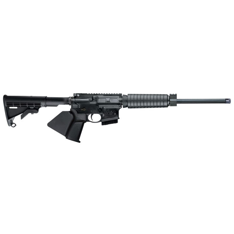 Smith  Wesson 12055 MP15 Sport II OR CA Compliant 5.56x45mm NATO 16 101 Black Fixed Black Synthetic Stock Black California Paddl