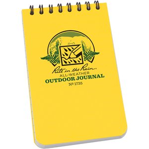 Top Spiral Yellow Notebook 3x5