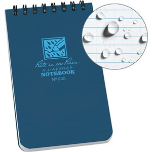 Top Spiral Notebook 3x5 Blue