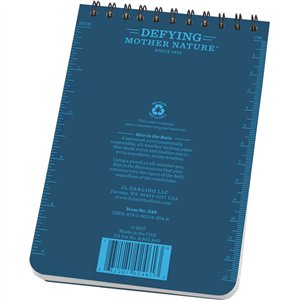 Top-Spiral Notebook 4x6 Blue