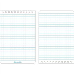 Top-Spiral Notebook 4x6 Blue
