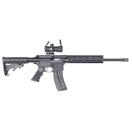 Smith  Wesson 12722 MP15 Sport OR 22 LR 251 16.50 Matte Black Barrel Optic Ready wRed  Green Dot Optic Receiver Black 6 Position