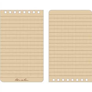 Top Spiral Notebook 3x5 Brown