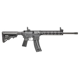 Smith  Wesson 14180 MP1522 Sport 22 LR 251 16.50 Black Steel Threaded Barrel Picatinny Rail Polymer Receiver MLOK Polymer Handgu