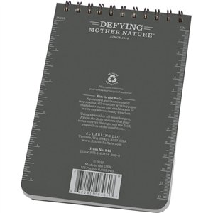 Top-Spiral Notebook 4x6 Gray