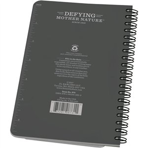 Side Spiral Notebook Gray