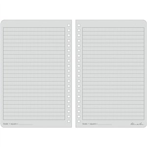 Side Spiral Notebook Gray