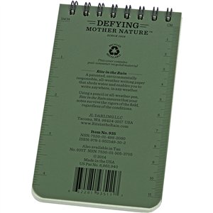 3 x 5 Top Spiral Notebook