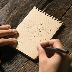 4 x 6 Top Spiral Notebook Tan