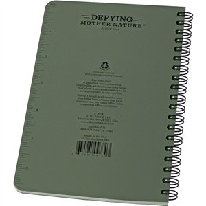 Side Spiral Notebook Green
