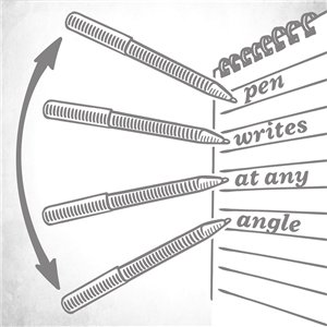 All-Weather Pen Clicker Black