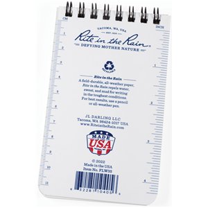 Top Spiral Flag Notebook 3x5