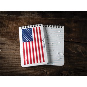 Top Spiral Flag Notebook 3x5