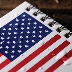 Top Spiral Flag Notebook 3x5