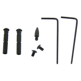 TacFire MAR108 AntiWalk Pin Set  Black Steel AR15