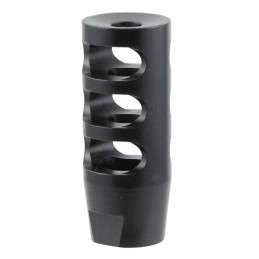 TacFire MZ10023B Compact Compensator Black Nitride Steel with 5824 tpi Threads 2.50 OAL  1 Diameter for 308 Win AR10