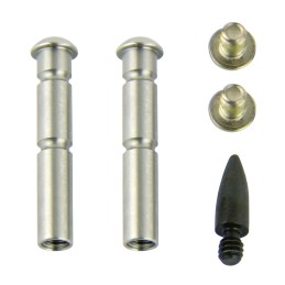 TacFire MAR108SS AntiWalk Pin Set  Silver Stainless Steel AR15