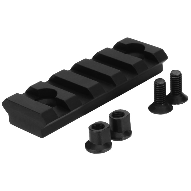 TacFire MAR101 KeyMod Picatinny Rail 2 Inch 5 Slots  Black