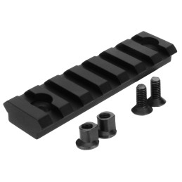 TacFire MAR102 KeyMod Picatinny Rail 3 Inch 7 Slots  Black