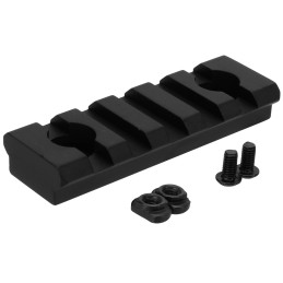 TacFire MAR105S MLOK Accessory Picatinny Rail 2 38  Black Anodized