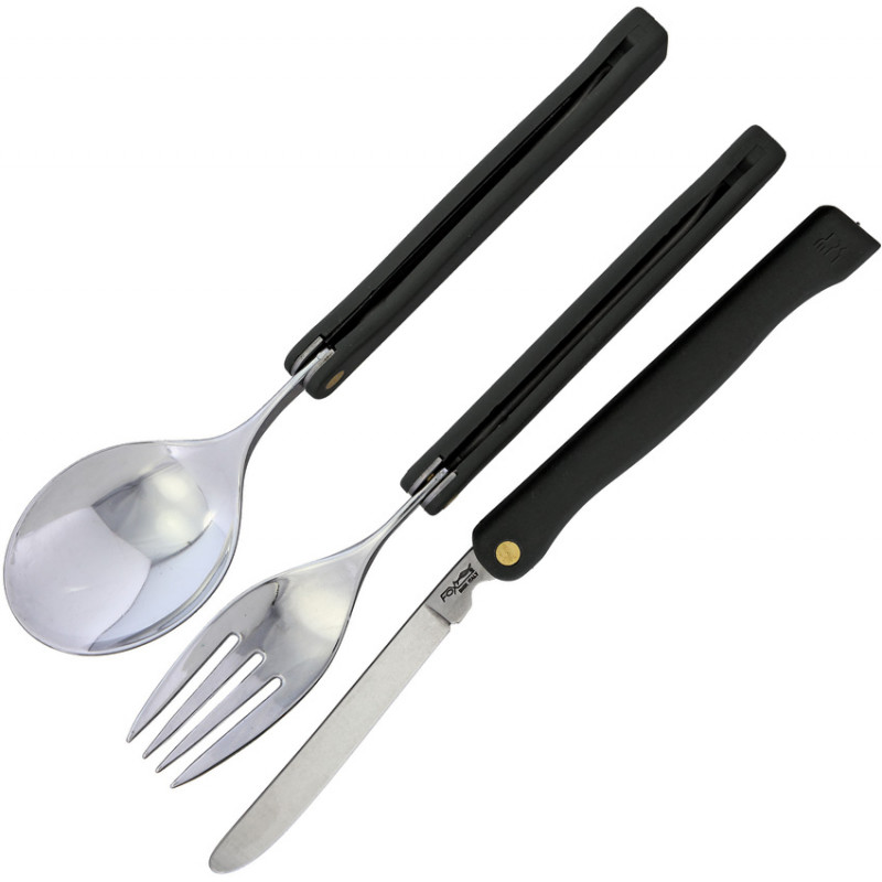 Tableware Camping Set Black