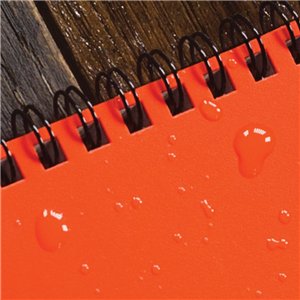 Side Spiral Notebook Orange