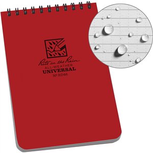 Top Spiral Red Notebook 4x6