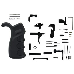 TacFire LPK02USAB Lower Parts Kit  AR15 Black PGARB Grip Black