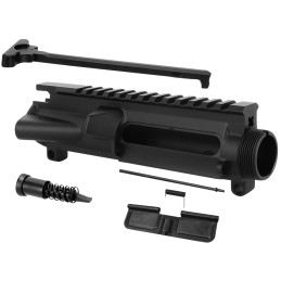 TacFire UP01C2 Stripped Upper Receiver  5.56x45mm NATO Black Anodized for AR15