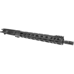 TacFire BU55616 Rifle Upper Assembly  5.56x45mm NATO Caliber with 16 Black Nitride Barrel Black Anodized 7075T6 Aluminum Receive